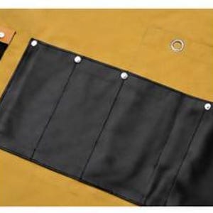 Personalized Chef Apron Cotton Blend Cross Back Straps Tool Pockets