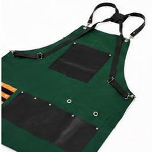 Personalized Chef Apron Cross Back Tool Pockets  Cotton Blend