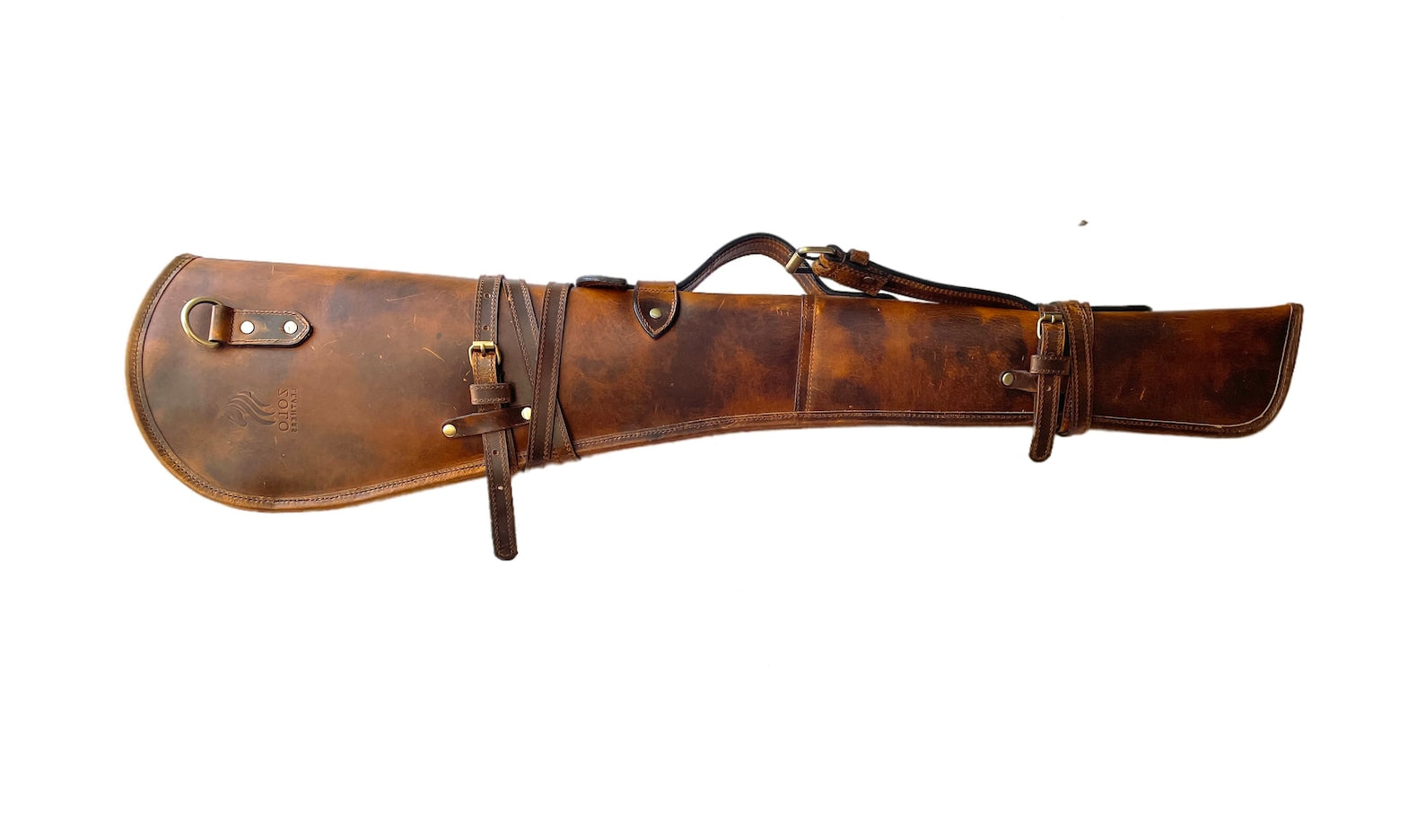 Full Grain Leather Rifle Scabbard Rustic Lever Action Case 40