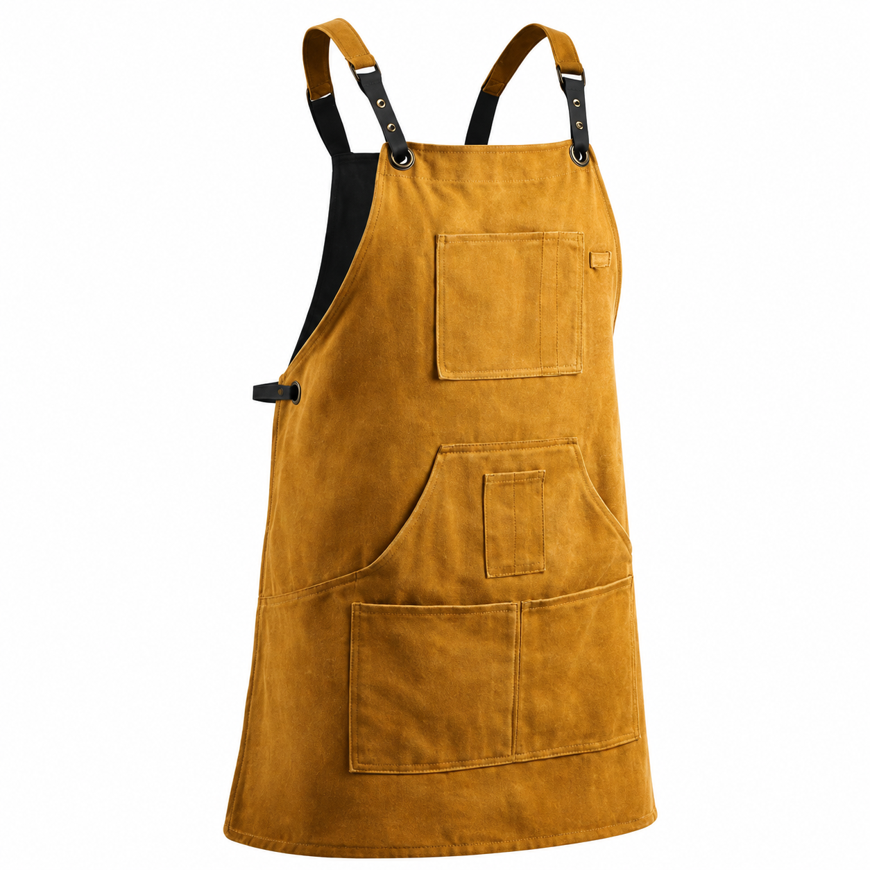 The Shropshire Brown Vintage Canvas Apron