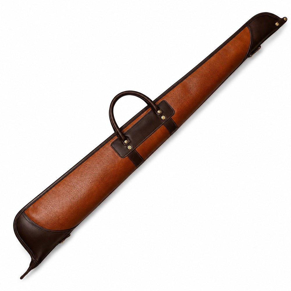 Leather Shotgun Case  FleeceLined Padded Design