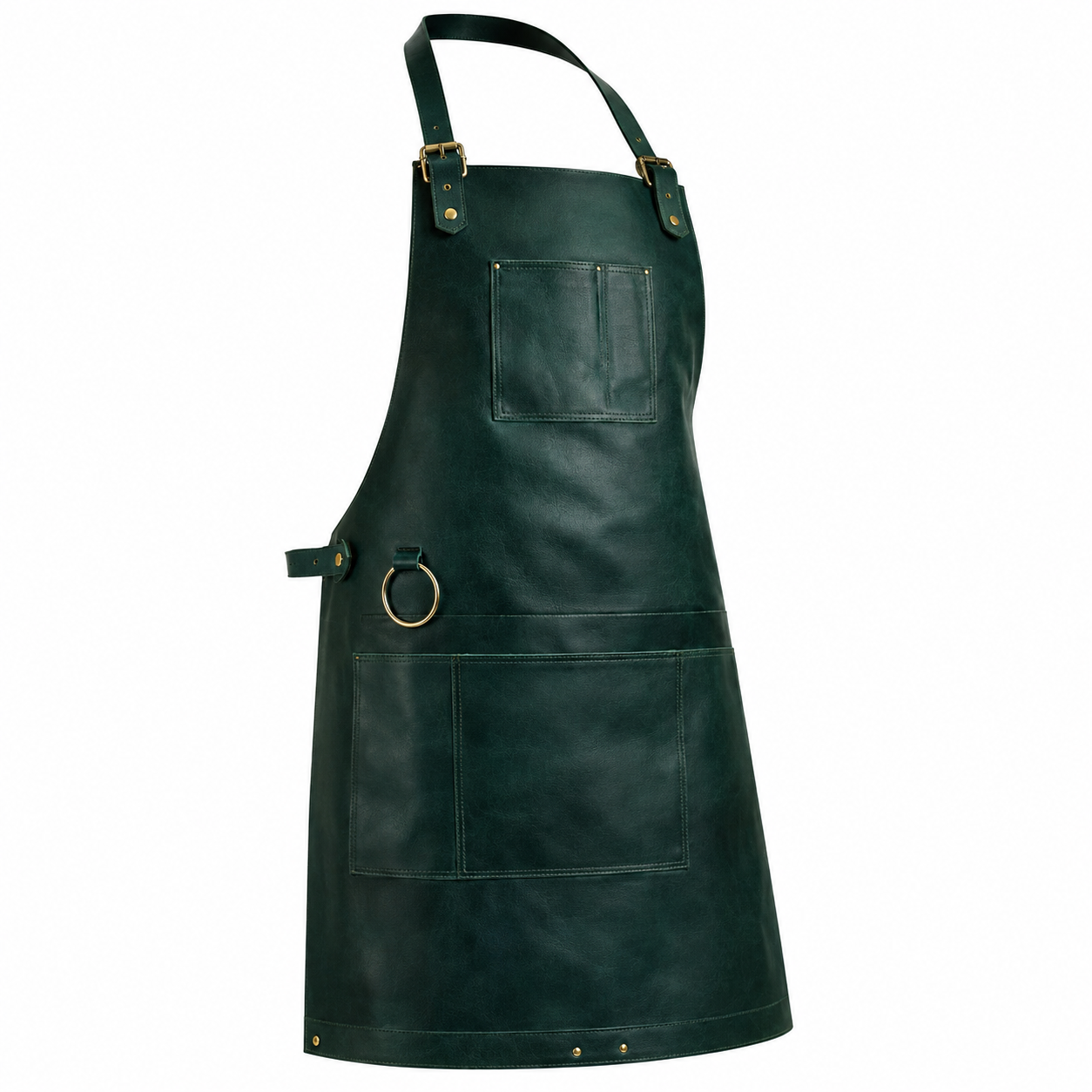 The Riding of Yorkshire Full Grain Green Apron