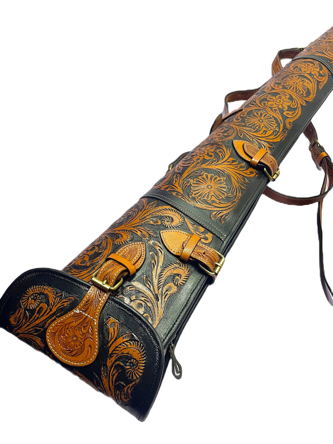 Western Leather Scabbard  52 Gun Case Sling with Buckle