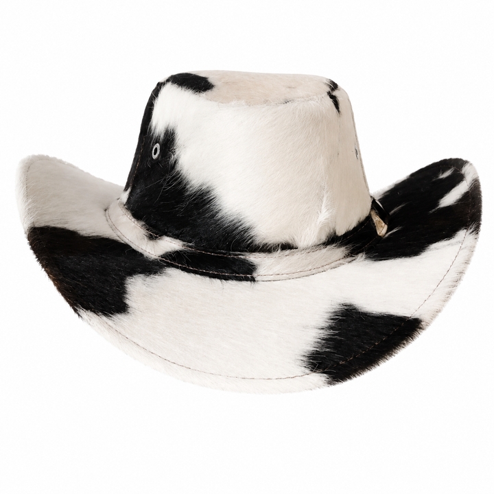 Custom Handmade Western Style Custom Logo Cowhide Leather Cowboy Hats Outdoor Waterproof Fashion Headwear