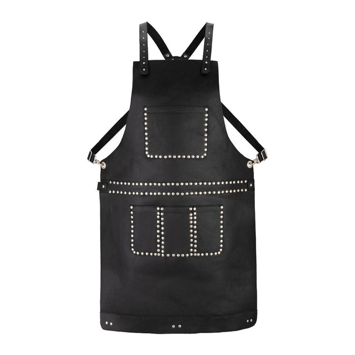 The Berkshire Black Leather  Apron