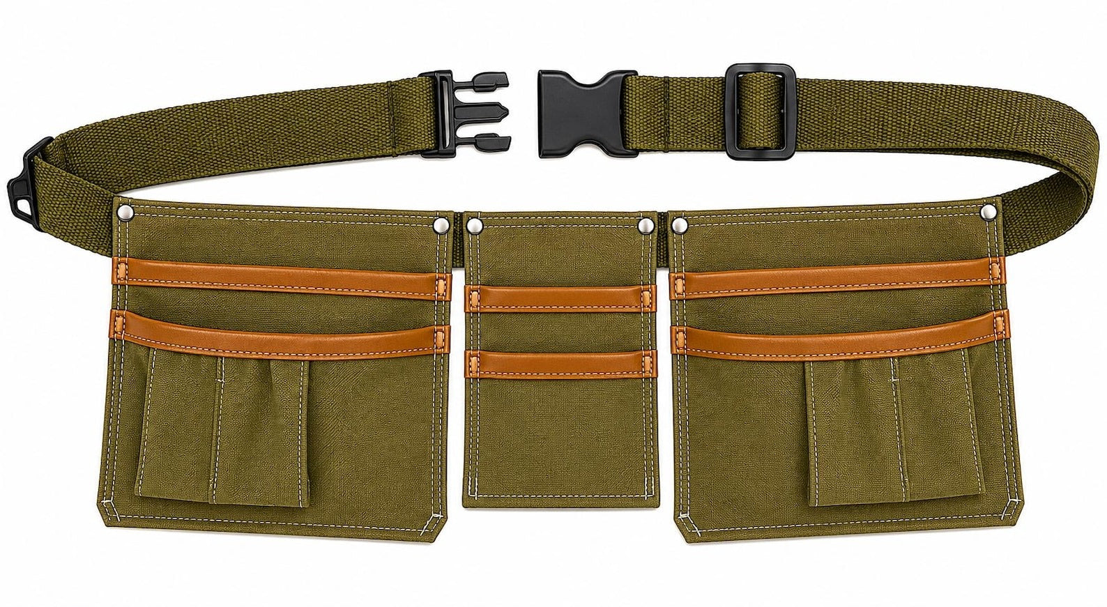 Heavy Duty Florist Utility Belt Organizer Multi Pocket Gardening Waist Bag