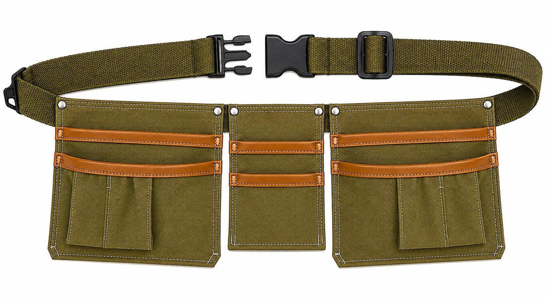 Heavy Duty Florist Utility Belt Organizer Multi Pocket Gardening Waist Bag