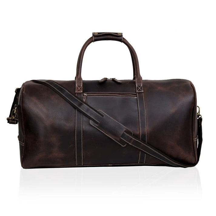 CHARLOTTE BUFFALO LEATHER DUFFLE BAG  21