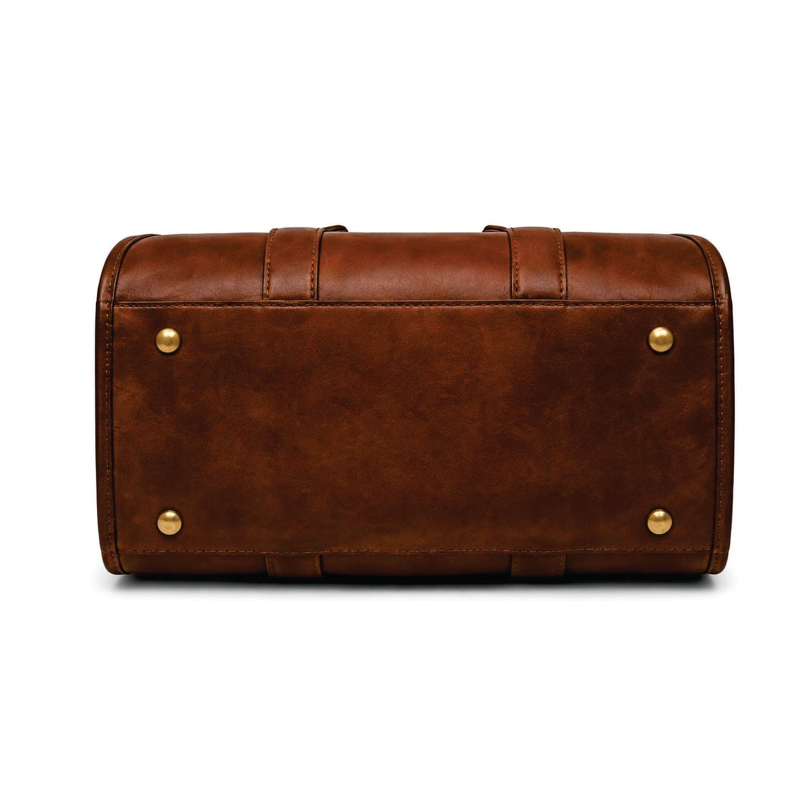 Handcrafted Vintage Brown Leather Log Carrier Bag - Wood Storage