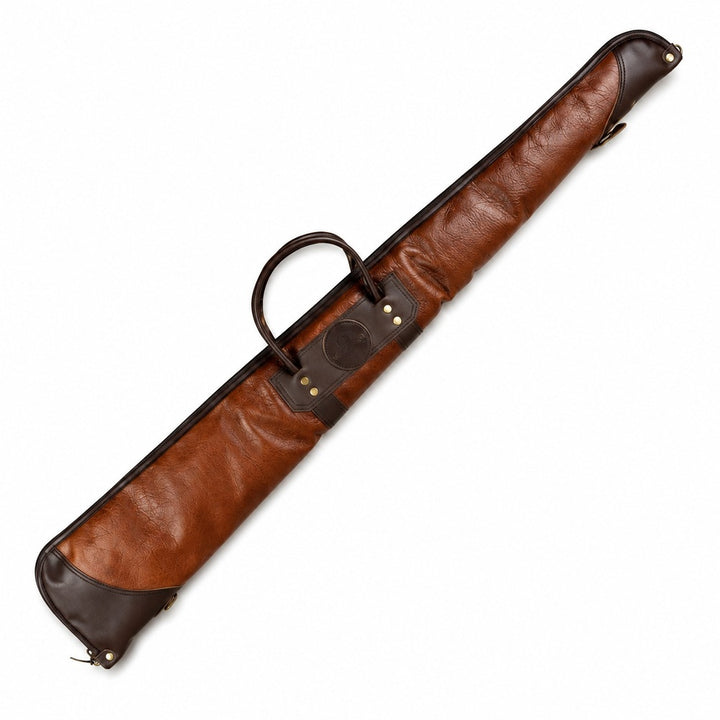Bison Leather Shotgun Case  Weather Resistant Heavy Duty Design