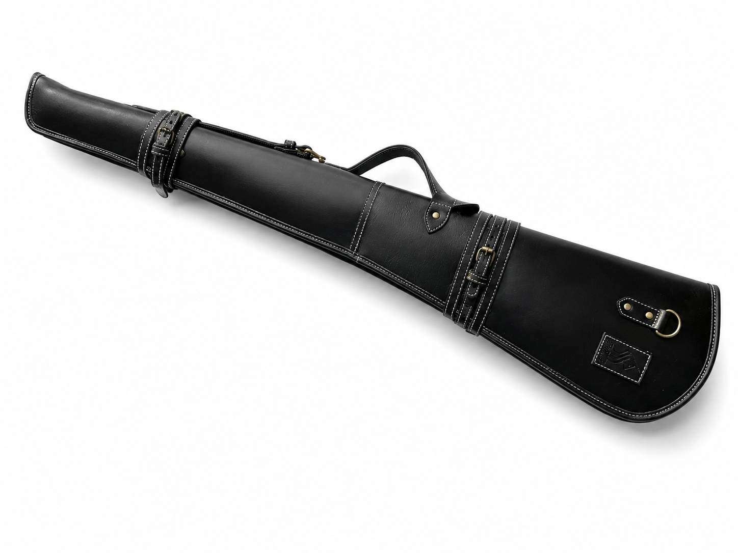 Western Rifle Scabbard  42 Black Full Grain Leather