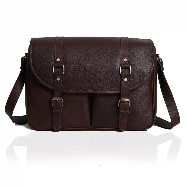 Limited Edition Handcrafted Full Grain Messenger Bag for Laptop  16 inch