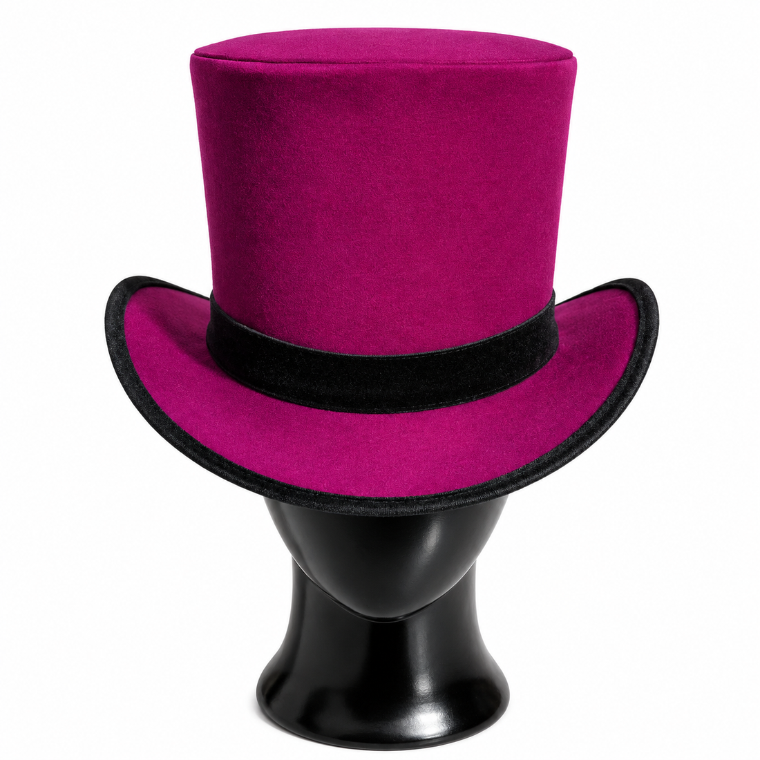 Handmade Hot Pink Top Hat Bold Statement Hat for Steampunk Mad Hatter Cosplay  Festivals