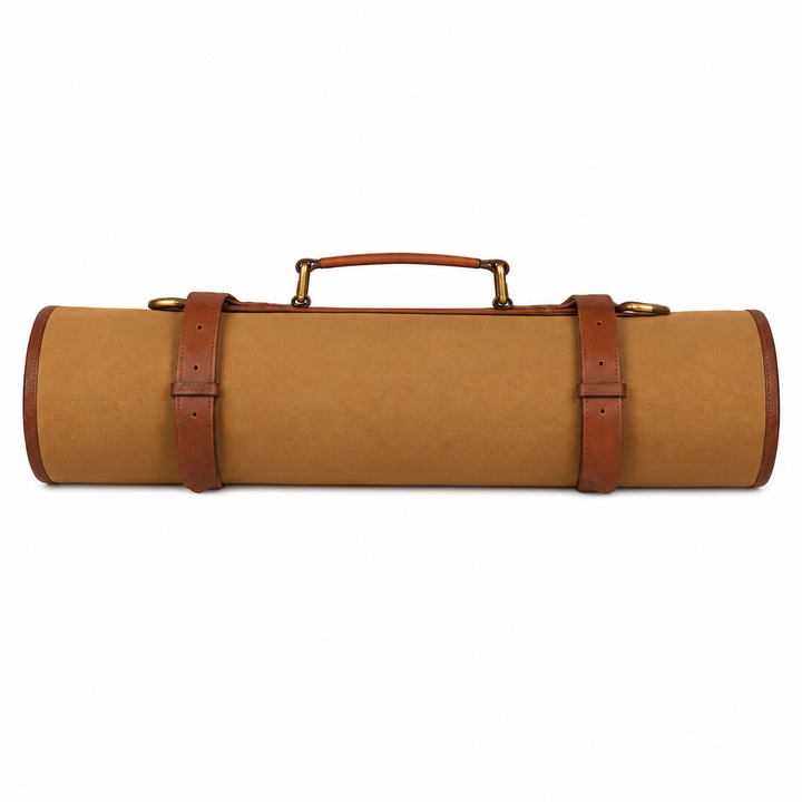 Tuscania Heritage Leather Knife Roll With Italian Inspired Design