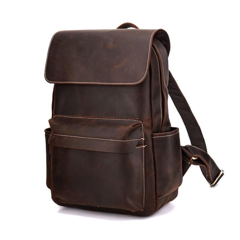 Backpack  Genuine Vintage Leather Backpack