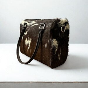 Artisan Cowhide Tote Bag Leather Shoulder Bag