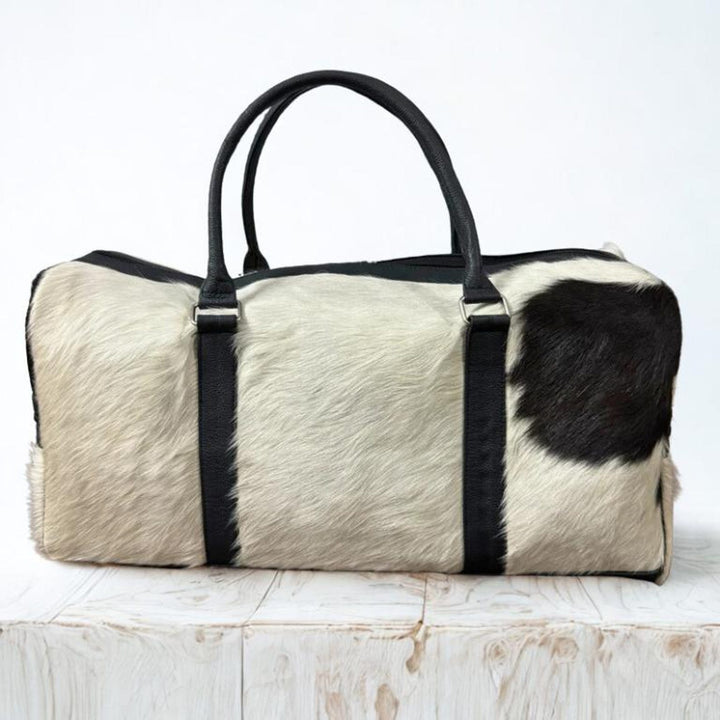 Handmade Cowhide Duffle Bag gift for him