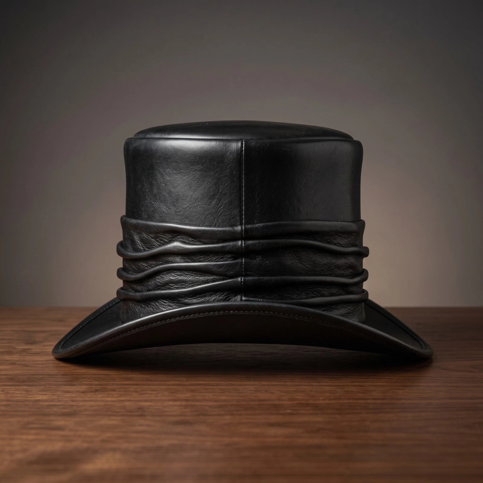 Black Gothic Top Hat Mens Womens Steampunk Victorian Costume Cosplay Party Hat