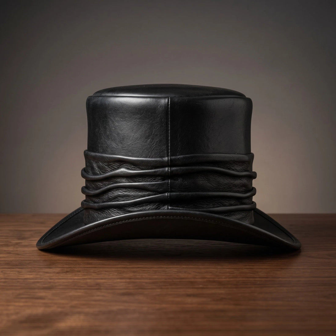 Black Gothic Top Hat Mens Womens Steampunk Victorian Costume Cosplay Party Hat