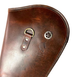 43 Rifle Scabbard  Western Rifle Scabbard with Fur Lining Fits Lever Action Rifles Handcrafted Hard Leather Rifle Storage Bag for Hunter