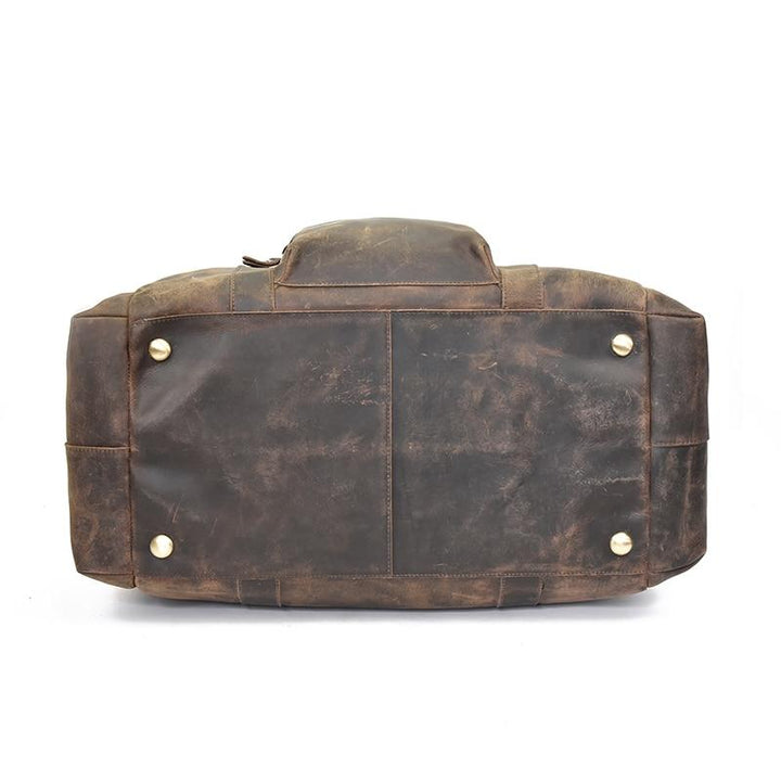 The Colden Duffle Bag  Large Capacity Leather Weekender