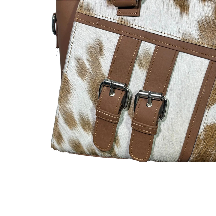 Cow Hairon Leather Tote Bag Western Style Handbag