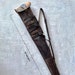 Western Rifle Scabbard  50 Black Leather Rifle Scabbard with Fur Lining  Carrying Handle