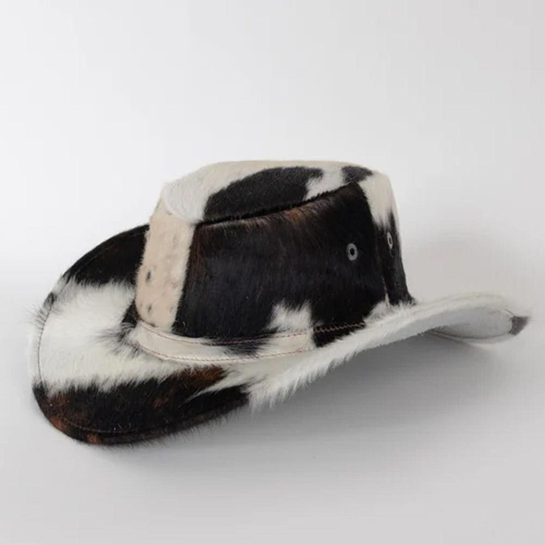 Custom Handmade Western Style Custom Logo Cowhide Leather Cowboy Hats Outdoor Waterproof Fashion Headwear