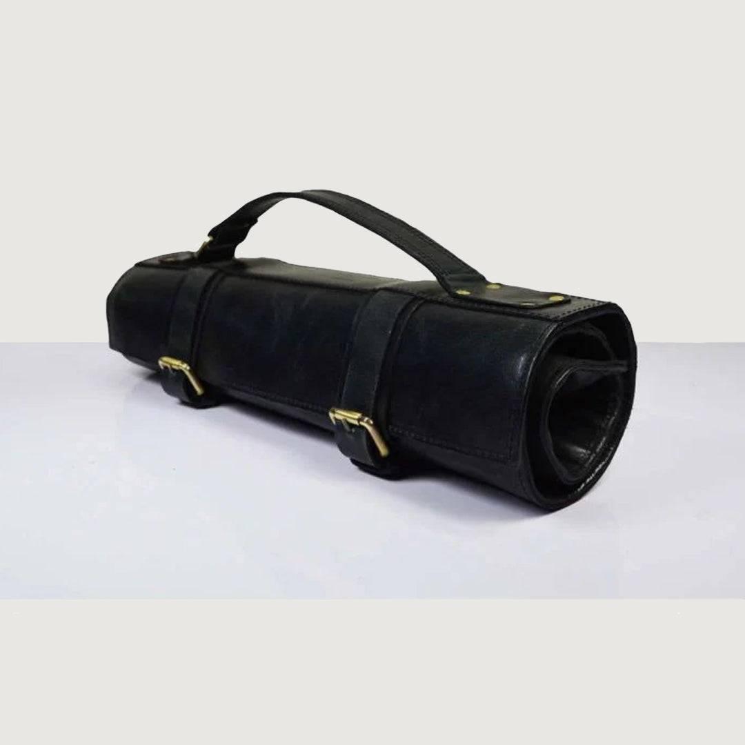 Lightweight With Small Handcrafted Leather Knife Roll