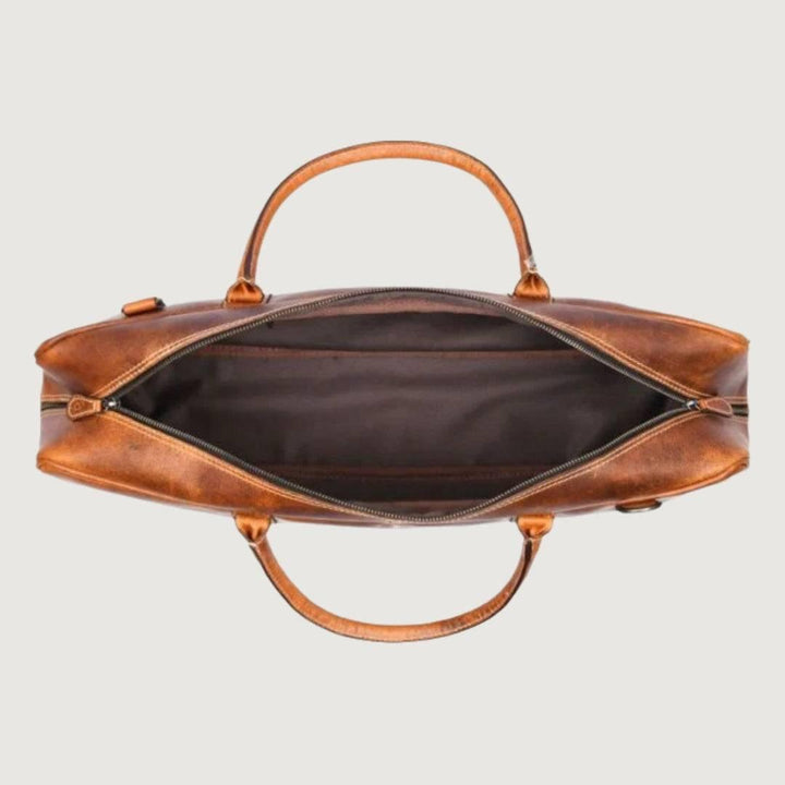 Elegant Brown Leather kitchen Knife Roll