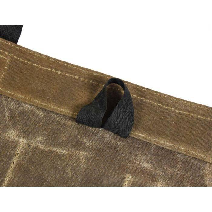 Turin Waxed Canvas Leather Pockets Apron