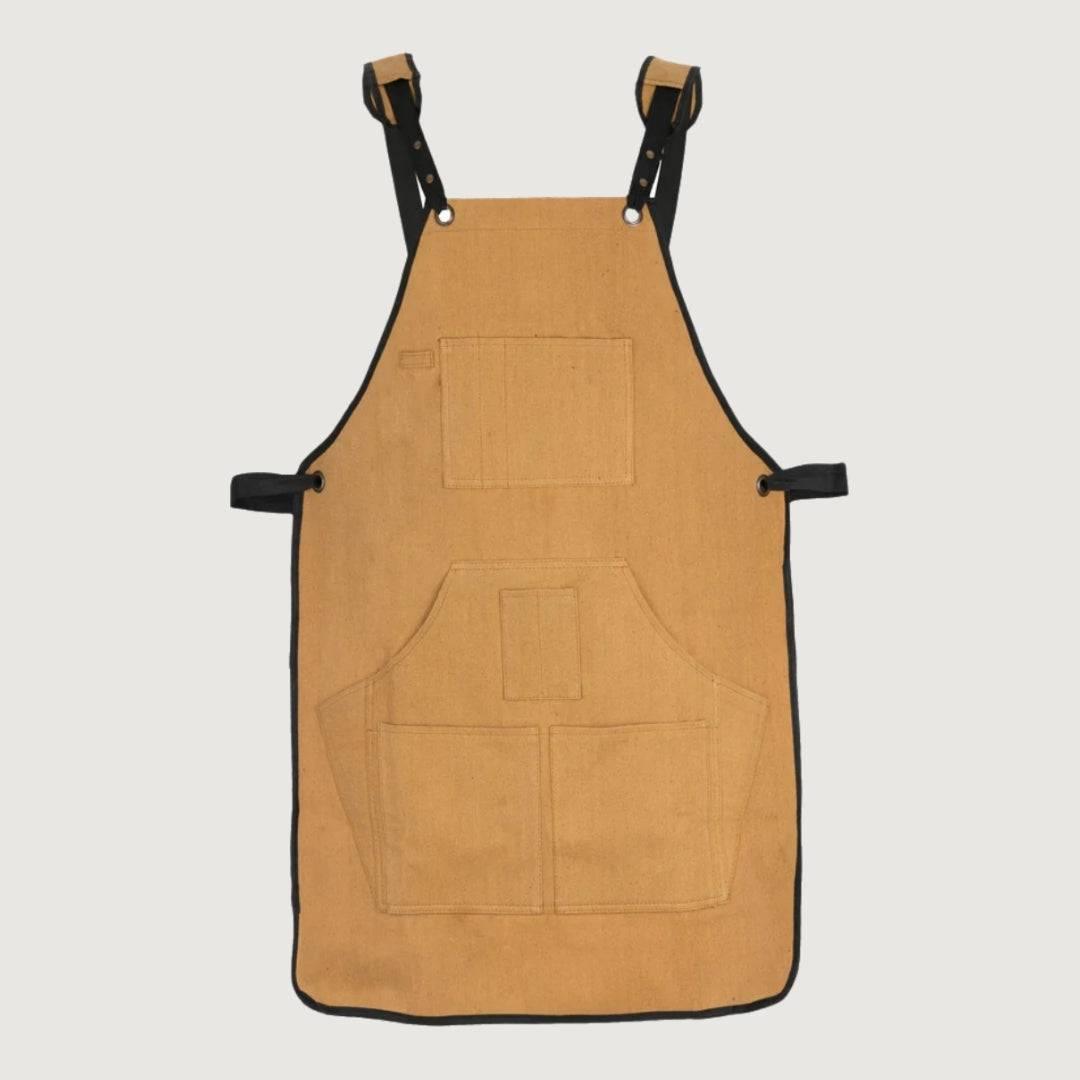 The Shropshire Brown Vintage Canvas Apron
