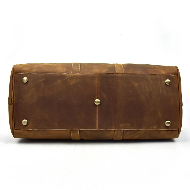 The Weekender  Handcrafted Leather Duffle Bag