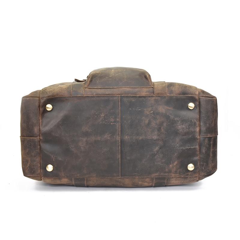 The Colden Duffle Bag  Large Capacity Leather Weekender