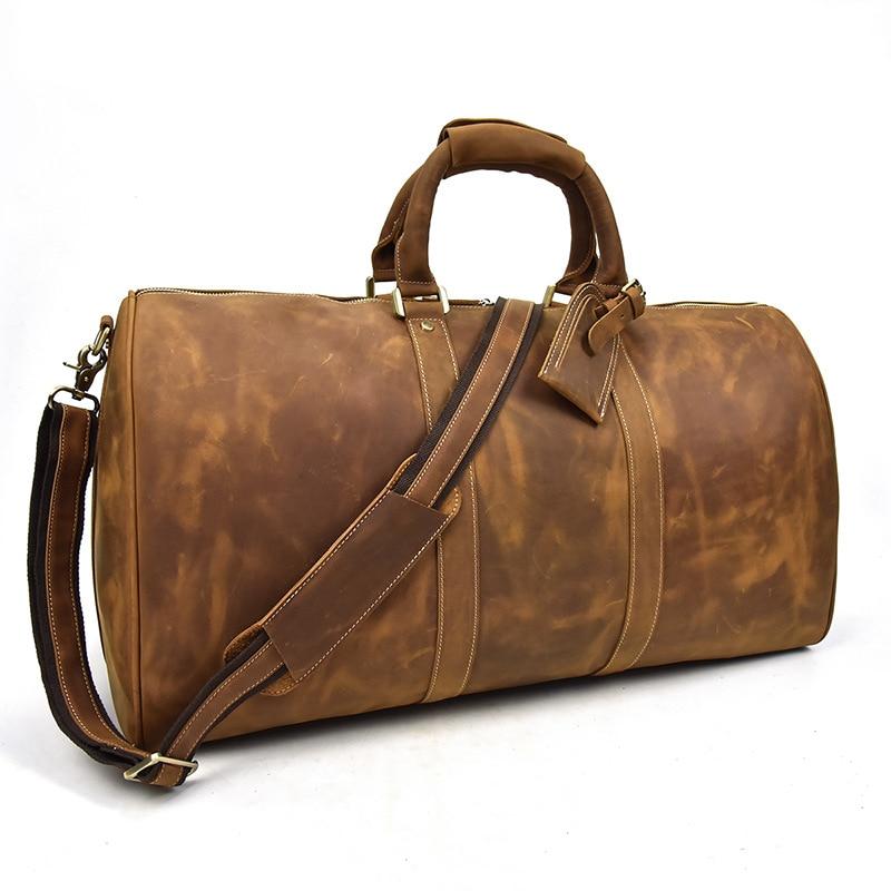 The Weekender  Handcrafted Leather Duffle Bag