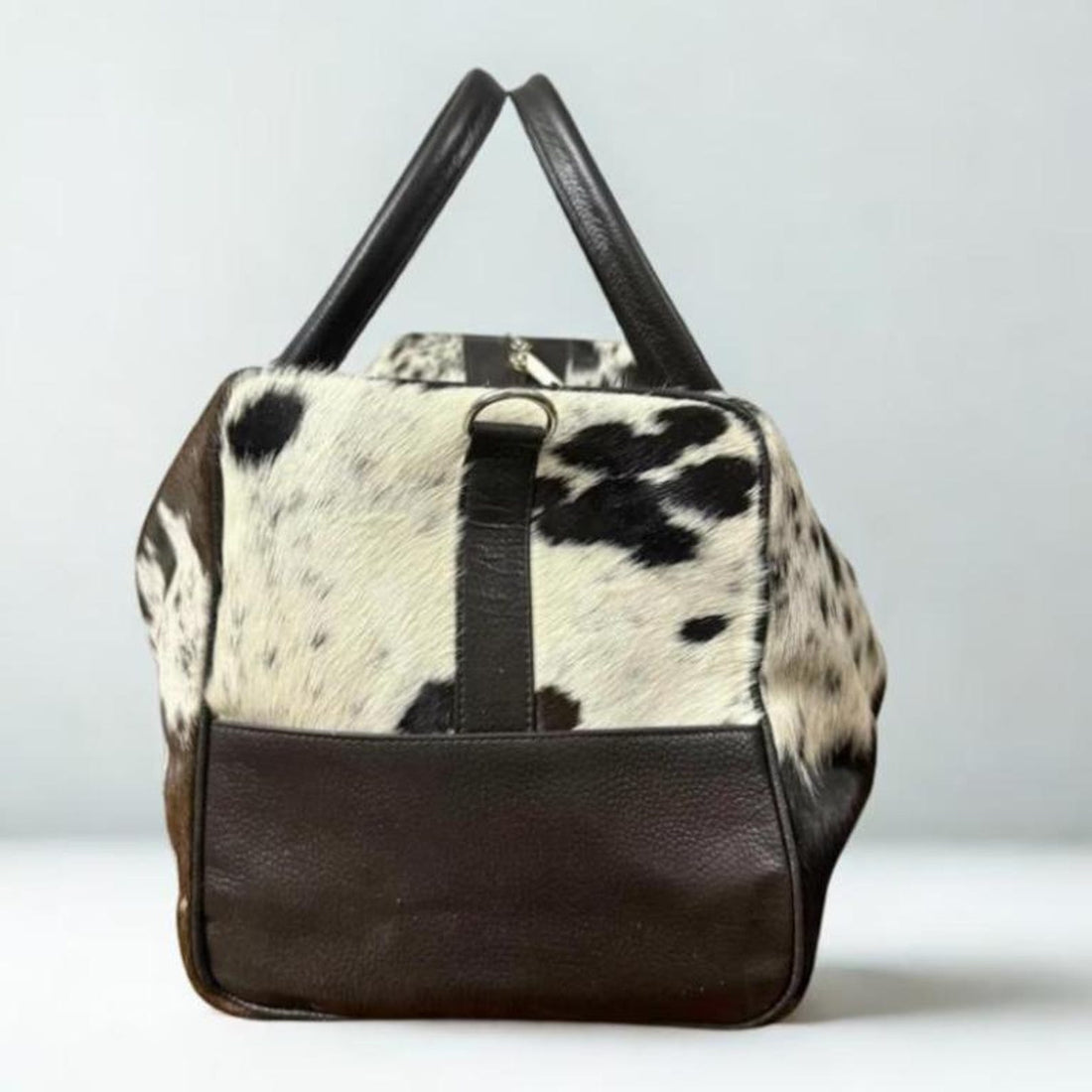 Personalized Hair On Cowhide Leather Weekender Travel Bag