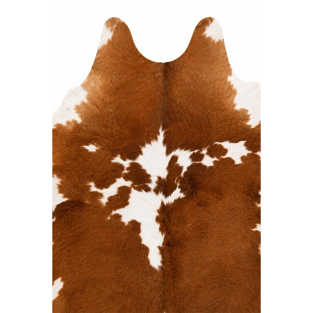 Genuine Tan & White Spotted Cowhide Rug  Natural, Luxurious