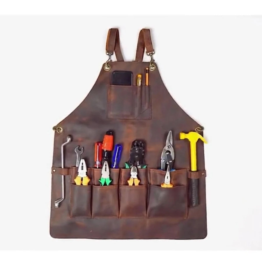 The Gloucestershire Leather Tool Working Apron  Free Customized Branding
