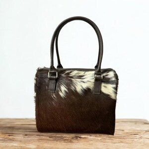 Artisan Cowhide Tote Bag Leather Shoulder Bag