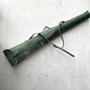50 Leather Rifle Scabbard Green Western Rifle Case
