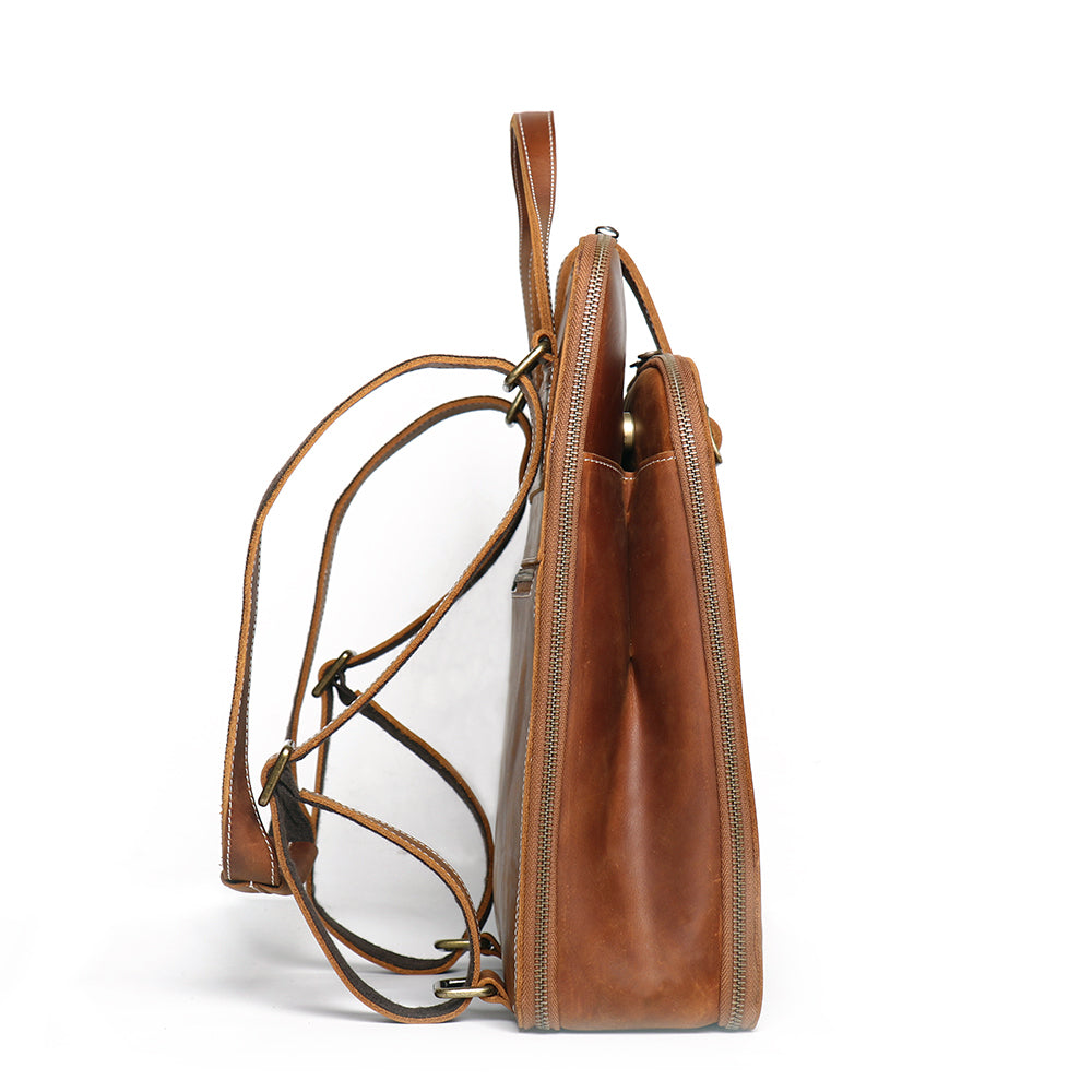 Leather Backpack Small Womens Leather Backpack