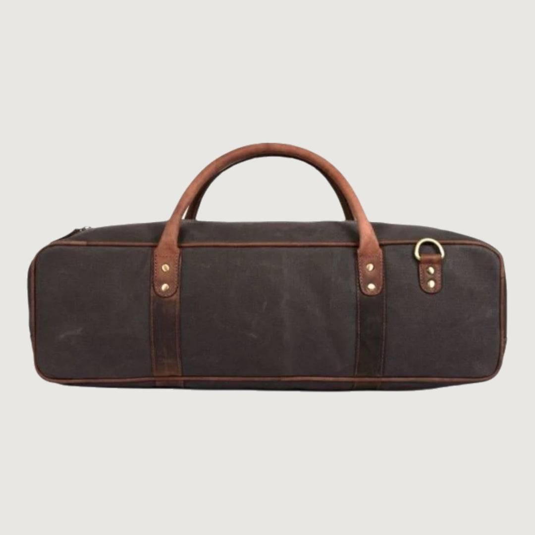 Zakara Classic Leather Chef Roll With Lightweight  Compact Design
