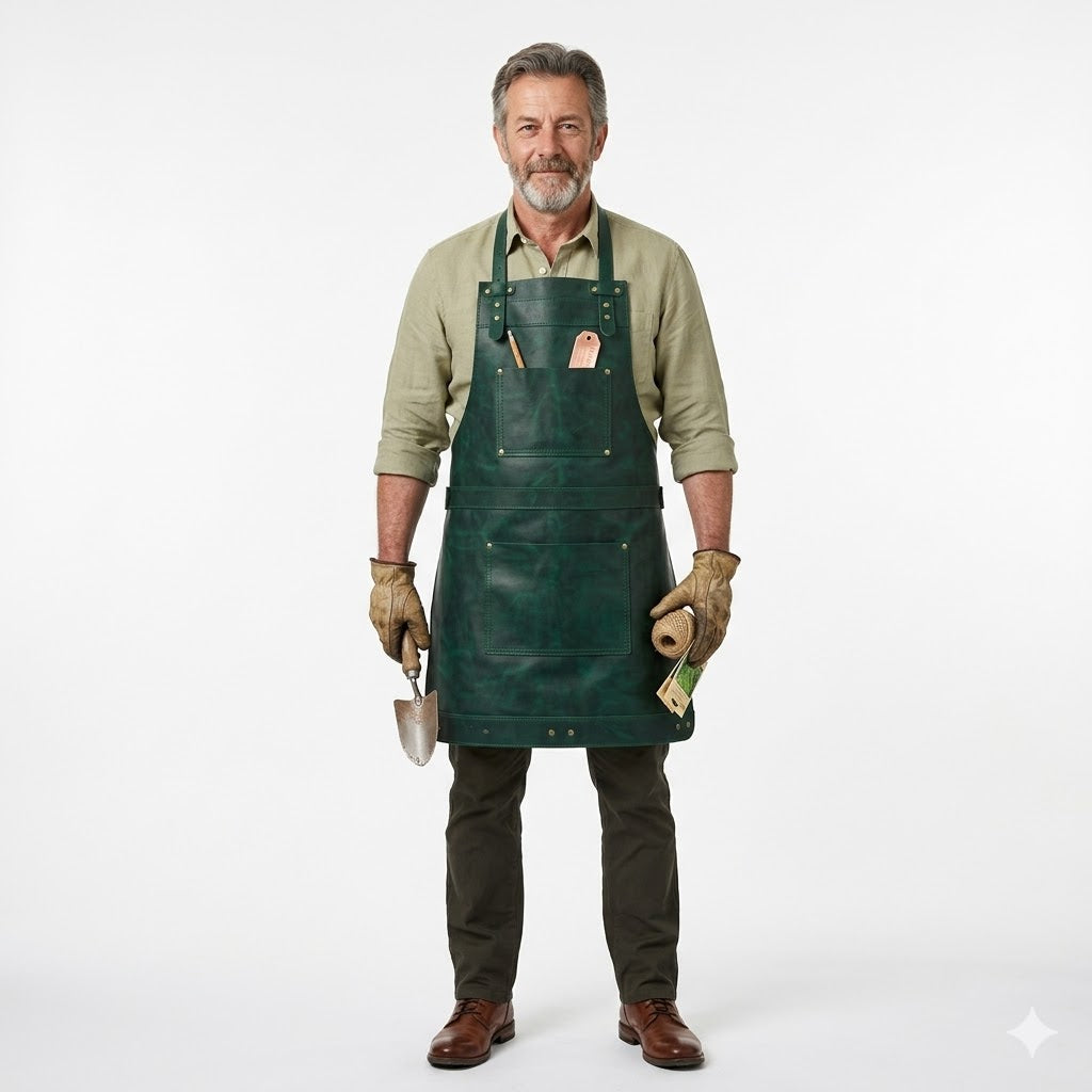 The Hertfordshire Full Grain Leather Apron