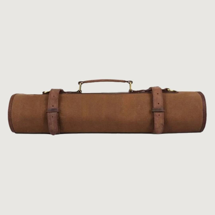 Tuscania Heritage Leather Knife Roll With Italian Inspired Design