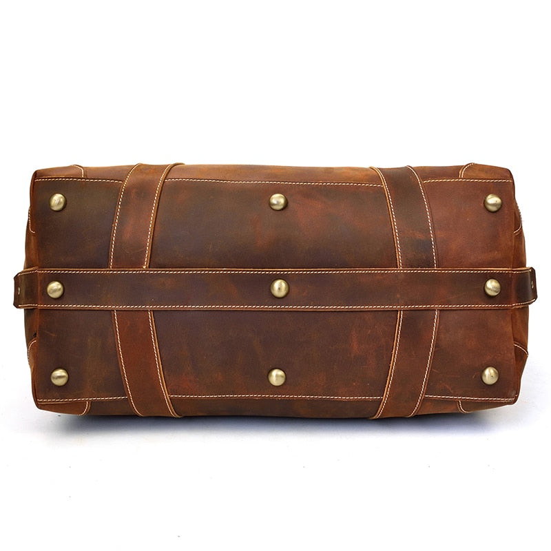 Duffle Bag  Vintage Leather Weekender