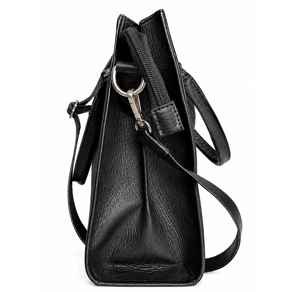 Cow Hairon Leather Tote Bag Western Patchwork Bohemian Handbag