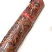 Western Scabbard Slipcase  50 Brown Hand Tooled Buffalo