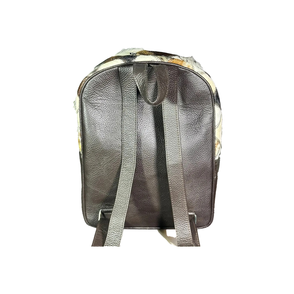 Cow Hairon Leather Backpack Rustic Chic Western Style5
