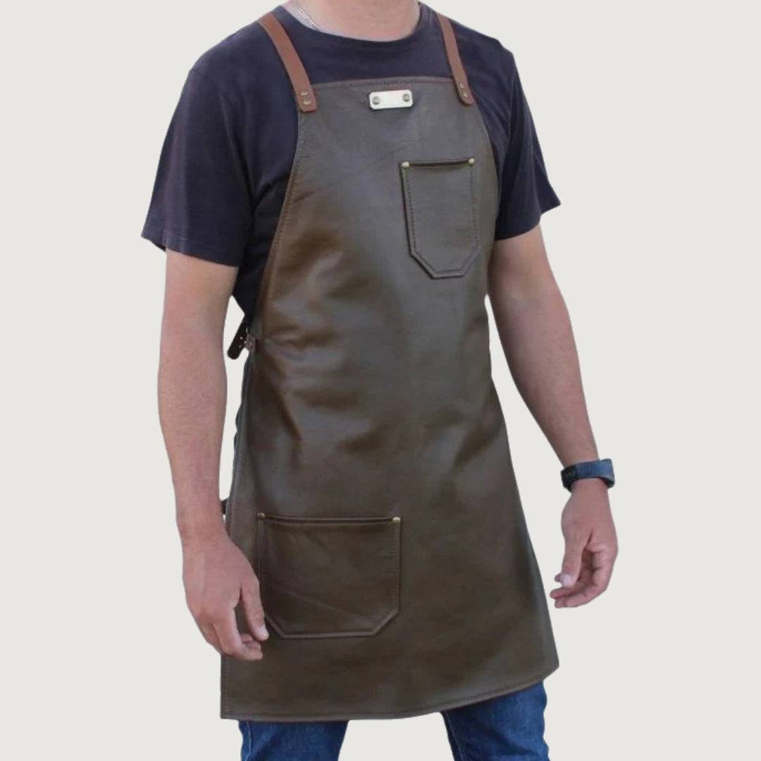 Classic 2 Pockets Leather Apron