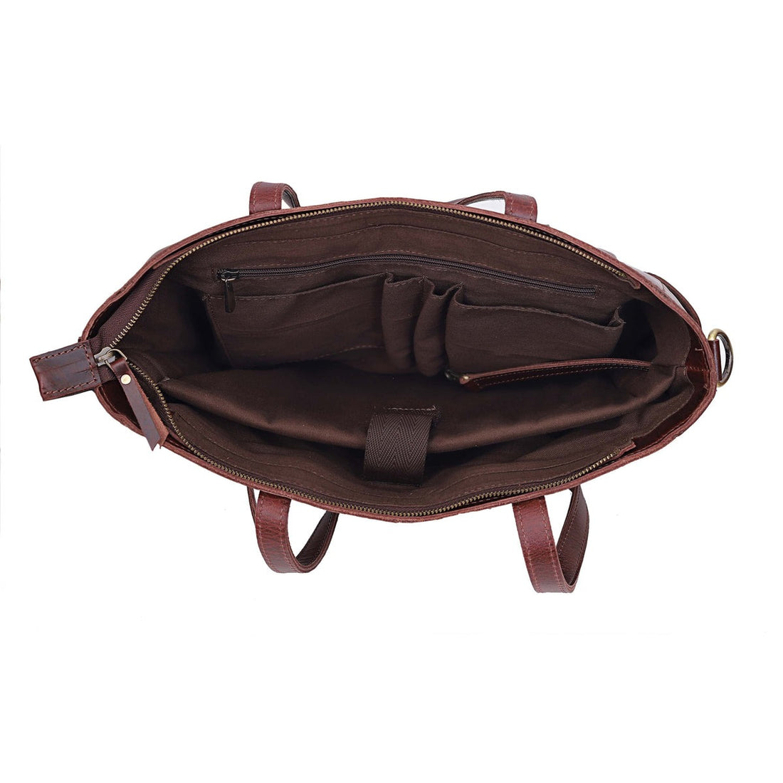 marilyn buffalo leather laptop tote bag